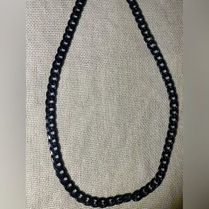 Black Chain Necklace for Men